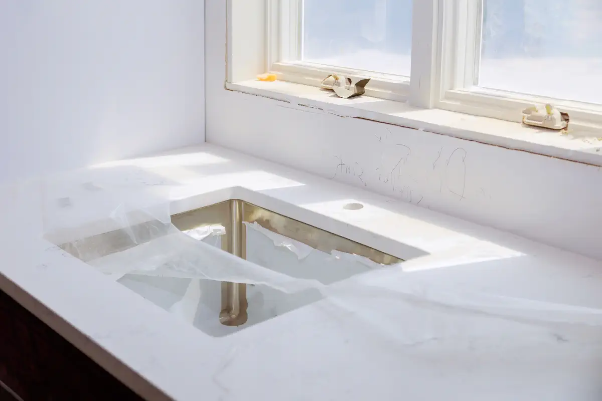 Custom Quartzites countertop installation in Dallas, GA kitchen by Royal Granite Creations